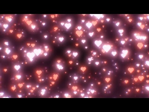Love Heart Shape Valentine Romantic Abstract Bokeh Particles Glow 4K VJ Loop Motion Background