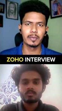 ZOHO Interview experience 🔥💫 | #shorts