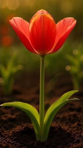 This Tulip Bloom Will Leave You Speechless 🌷 #cat #cute #funny