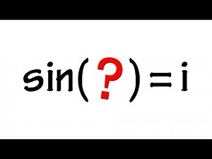 Can sin(x)=i?