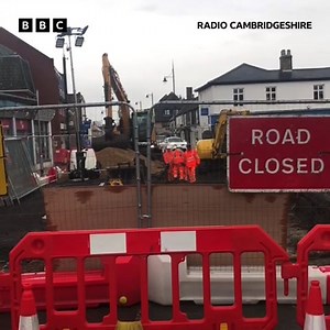 March town centre junction will be closed for two weeks after a 4m (13ft) "void" was discovered beneath a street.⛔️ Read more here: 👉https://www.bbc.co.uk/news/uk-england-cambridgeshire-68448142 | BBC Cambridgeshire
