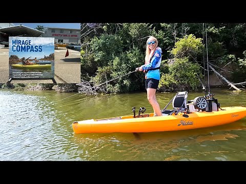 Hobie Compass Kayak Demo - Loading, Launching, and Fishing - On The Water Review