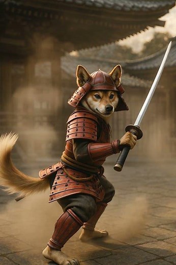 Epic Shiba Inu Samurai Dog Sword Dance | Cinematic Animation