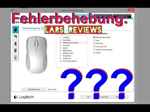 Fehlerbehebung: Logitech Gerät wird nicht in SetPoint angezeigt - Lars Reviews [Deutsch]