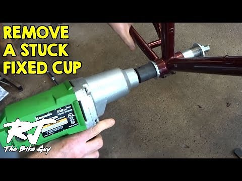 How To Remove Stuck/Seized/Frozen Bottom Bracket Fixed Cup