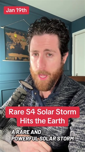 Rare S4 Solar Storm Hits the Earth | solar storm