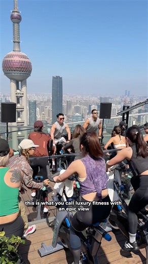 Next level spin class #china #shanghai #indoorcycling