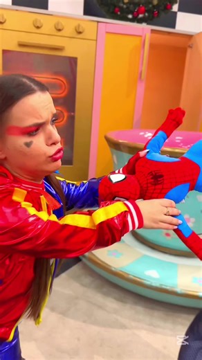 Spider-Man scared the superheroes😂 #spiderman