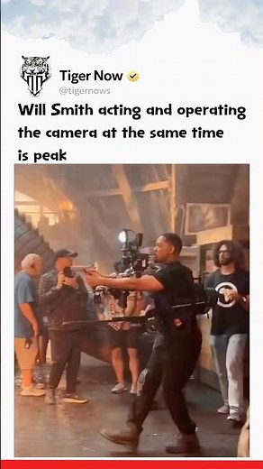 Will Smith acting and operating the camera at the same time is peak