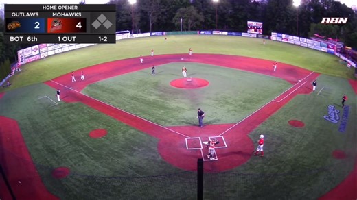 Cade Ladehoff broke the tie last night and belted his 8th career Mohawks home run to help deliver an 8-5 victory last night | Amsterdam Mohawks