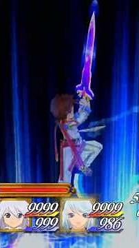 Fighting the SWORD DANCER (3) in Iselia Forest #TalesofSymphonia #shorts #talesof #rpg