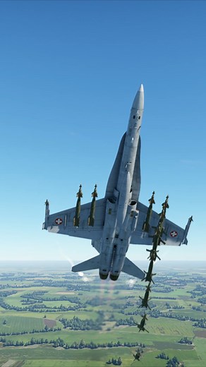 Nonstop devastation — FA-18 Hornet bombing run | BattleJet Zone