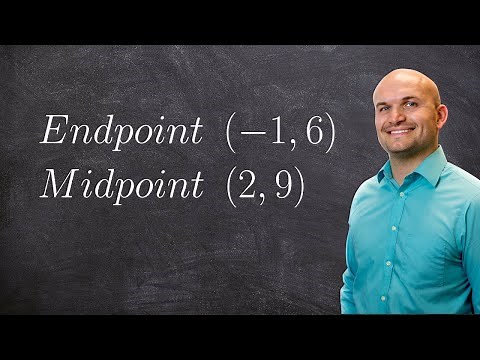 Find the endpoint given one endpoint and midpoint Mistake