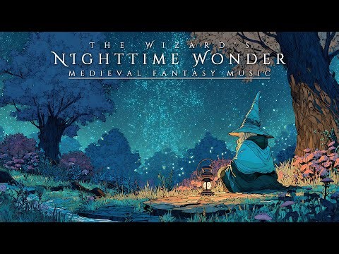 The Wizard's Nighttime Wonder | Medieval Music for Peace & Quiet Evenings