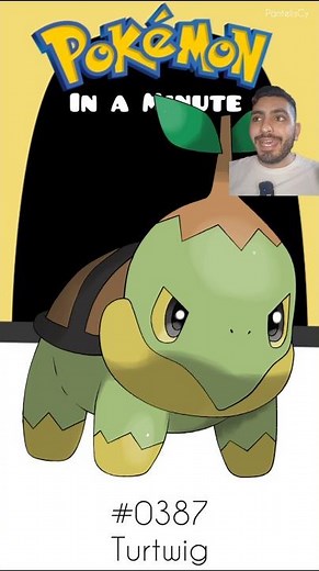 Turtwig 🌱🐢 | Pokédex in a Minute #pokemon #shorts #Turtwig