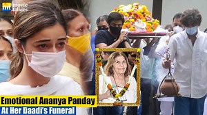 138K views · 578 reactions | EMOTIONAL Ananya Panday bids final goodbye to her loving Daadi  | Chunky Pandey's Mother Funeral | Movie Talkies | Facebook