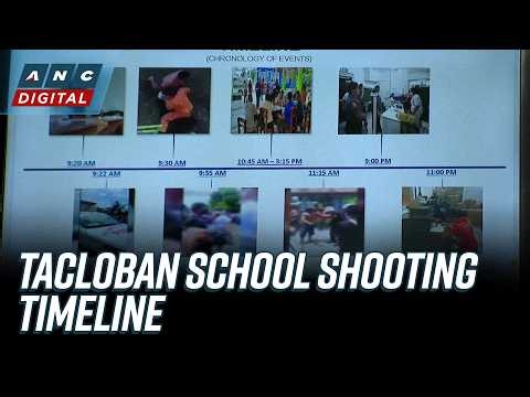 WATCH: PNP presents timeline, videos of Tacloban school shooting at Palace press briefing | ANC