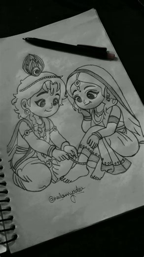 Art dump #art #drawing #radharanisketch #trending #krishna #girls #youtubeshorts