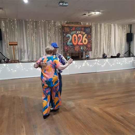 The Danube Schottische sequence dance at our New Year's Dance. Not long now to midnight. | Canowindra New Vogue & Social Dance Group