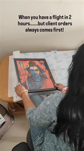 Toshali & Aditya on Instagram: "We literally had our flight in 2 hours and here I was, packing, struggling with the bubble wrap. I actually trimmed out the wrestling with the bubble wrap part. Maybe I'll post it later. But nevertheless, packing orders makes me extremely happy. It's a pleasure to know people want something I create. It's extremely validating. Thank you to everyone who has purchased from us so far. It means the world to us!"