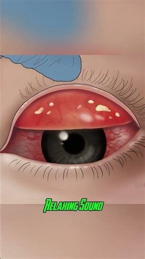 ASMR Extreme Eye Cleaning | Conjunctivitis Treatment Animation #shorts #asmr #animation #asmrsounds