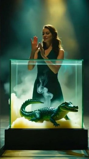 .AGT Magic Show | Woman Transforms Into Crocodile