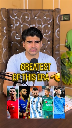 Ameer Hamza Asif on Instagram: "Greatest sportsman of this era 🔥 You decide if you want to go with Cristiano Ronaldo, Novak Djokovic, Virat Kohli or Babar Azam! Who would you vote as your favourite sportsman of the current period. #Ronaldo #viratkohli #djokovic #babarazam #sports #cricket #tennis #football #pakistan #ameerhamzaasif #explore #explorepage #trending #foryou #fyp"