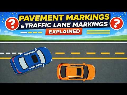 Pavement Markings And Traffic Lane Markings Explained