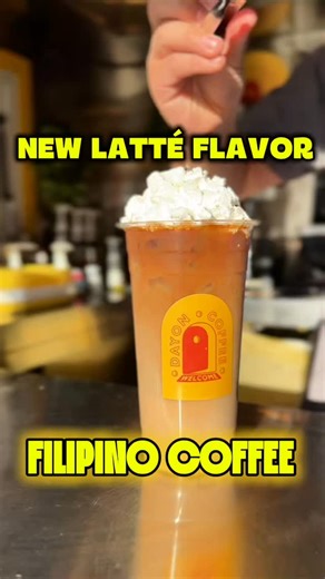 NEW COFFEE FLAVOR ⤵️ This small family-owned coffee cart is bringing the flavors of the Filipino Culture to Oceanside in their yellow cafe. • DAYON COFFEE now has a banana-cue latte and it's perfectly balanced with the sweetness of banana and the boldness of coffee, topped with bananas & caramelized rock candy and whipped cream. • • 🌐 @dayoncoffeeco 📍 3186 Vista Way • You can also get locally-made musubis on the weekends! 😎 @ohanastreetbites • #oceansidecalifornia #coffeereview #filipinofood 