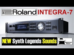 Roland INTEGRA-7 SuperNATURAL Sound Module: Free "Synth Legends" Sound Collection