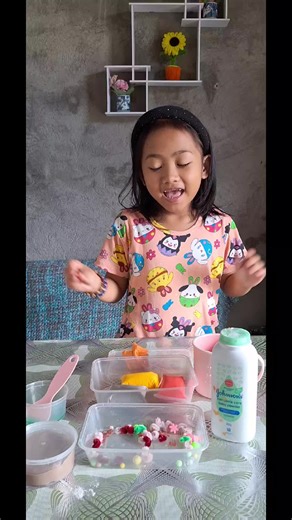 How to make slime ? Part ll ✨️ #slime #thankforthesupport