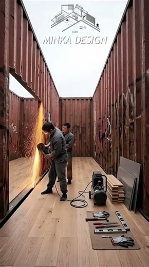 I build a Japanese villa with only two containers