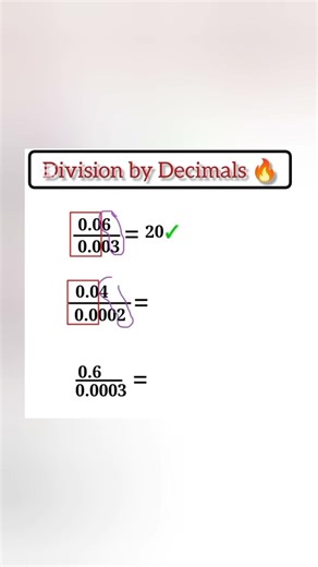 The Ultimate Decimal Division Hack! ⚡ | Divide Decimals in Seconds
