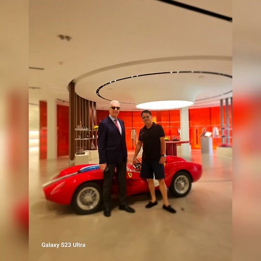 Meeting Piero Ferrari at Ferrari Store Maranello
