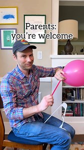 3.5M views · 14K reactions |  Save your fingers, and use a hanger to tie balloons! #balloons #birthday #partydecor #dadlife | Jeff & Lauren | Facebook