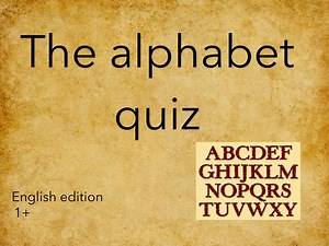 The Alphabet Quiz