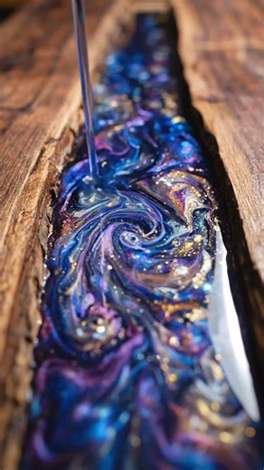 Burnt Wood Table Epoxy Resin DIYGuide 4K