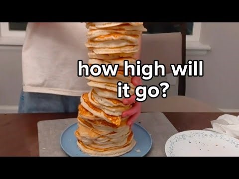 Making a Stack of 100 Pancakes