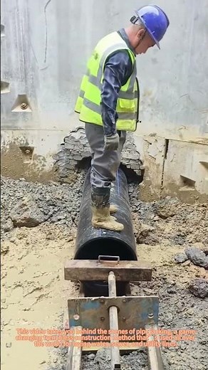 Pipe Jacking Installation: Pushing Large Pipe Underground!