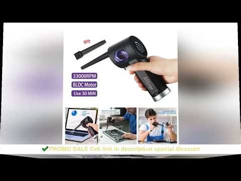 Cordless Air Duster for Computer Cleaning, Replaces Compressed Spray Gas Cans, Rechargeable Cleaner