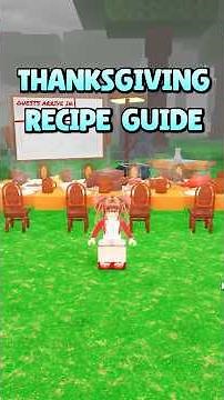All Recipe on Thanksgiving Update - 99 Nights in the Forest - Roblox