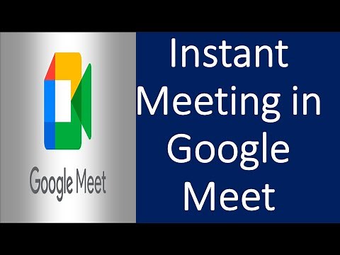 How to Start an Instant Meeting in Google Meet? | Google Meet Instant Meeting | Google Meet Tutorial
