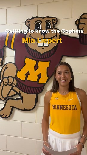 Do you agree with Mia’s tennis G.O.A.T??? Get to know @mia_liepert in this week’s getting to know the #Gophers! | Minnesota Women's Tennis