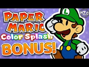 Finding Luigi! - Paper Mario: Color Splash Gameplay - Bonus Episode!