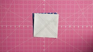 Use this method to make eight matching triangle-squares at the same time. Watch this quick Sew Easy tutorial to change your patchwork life! | Fons & Porter's Love of Quilting