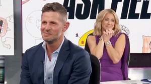 Molly Qerim sends her love to Dan Orlovsky as he fights back tears live on ESPN