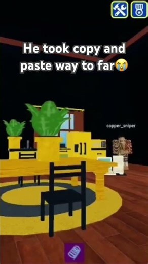 Bro really said copy and paste😭 #roblox