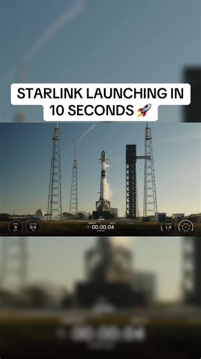 Starlink launch countdown 🚀 #spacex #starlink #rocketlaunch #space