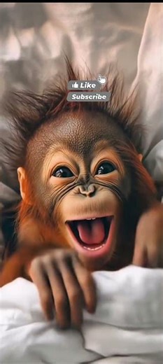 Peek-a-Boo, Have a nice day | cute ai monkey. 🙈🐒#shorts