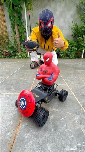 Rc spiderman toy car unboxing & testing🔥